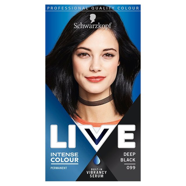 Schwarzkopf Live Deep Black 99 Permanent Hair Dye