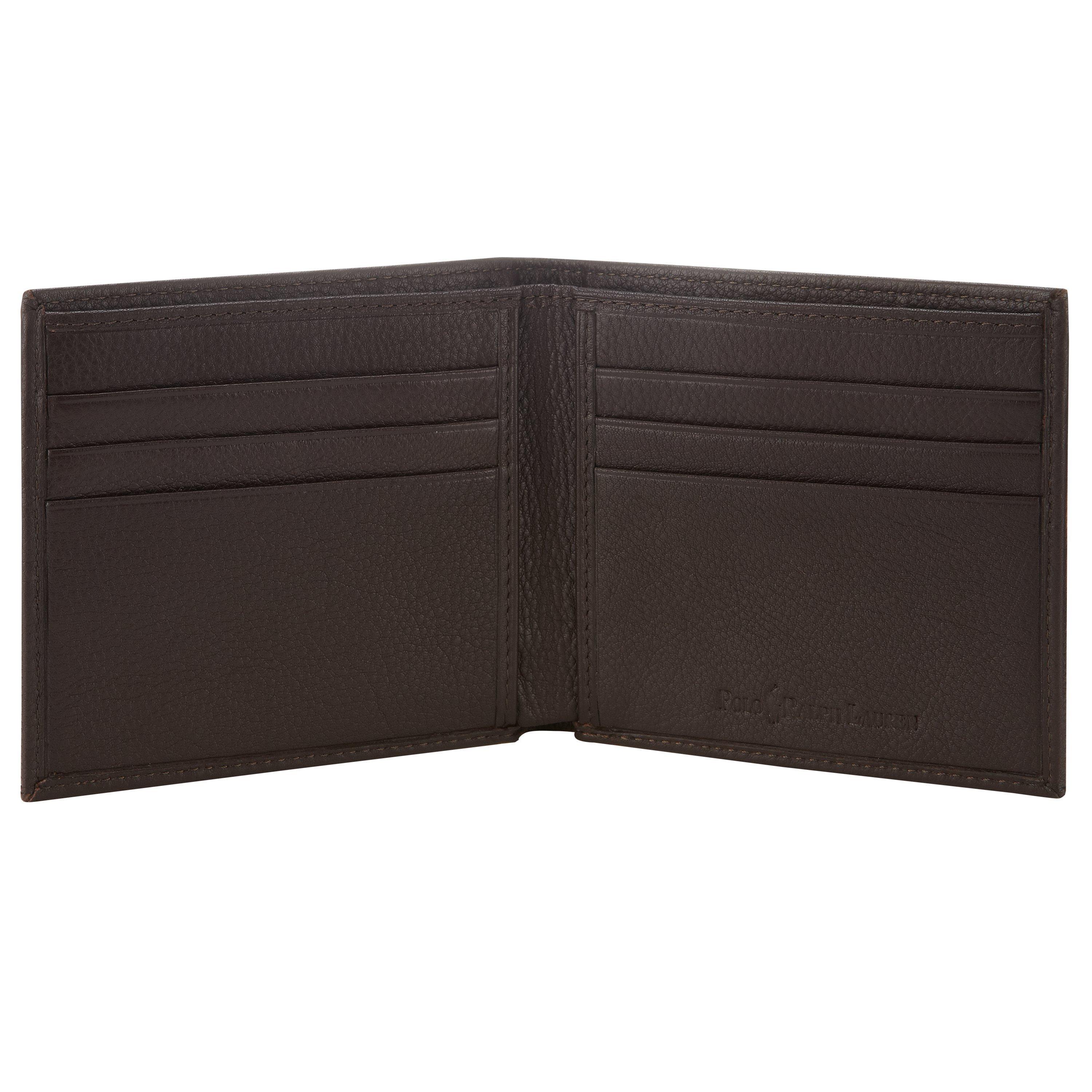 Polo Ralph Lauren pebble grain leather wallet, imported from the UK