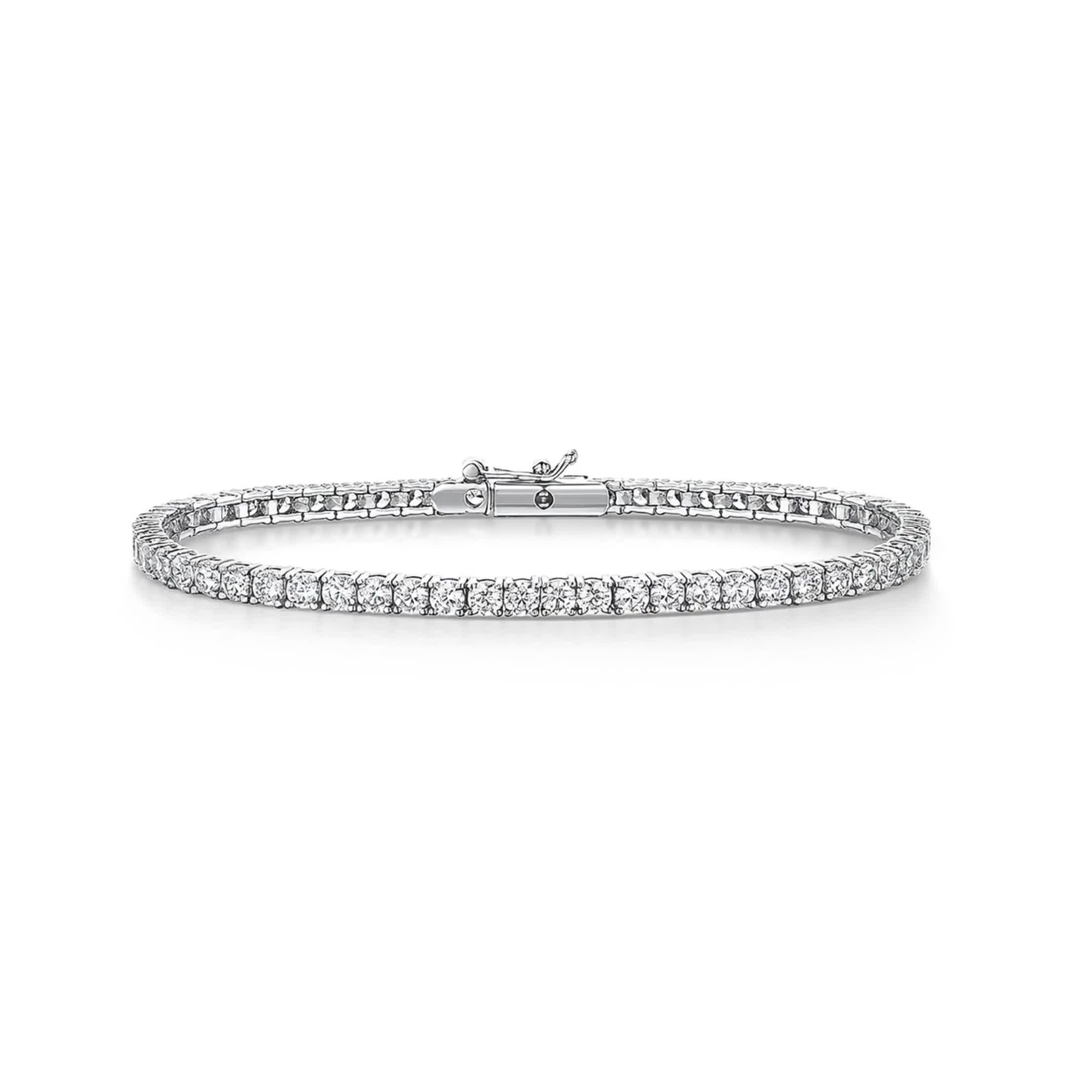 Jools by Jenny Brown tennis bracelet cubic zirconia gold vermeil - British product