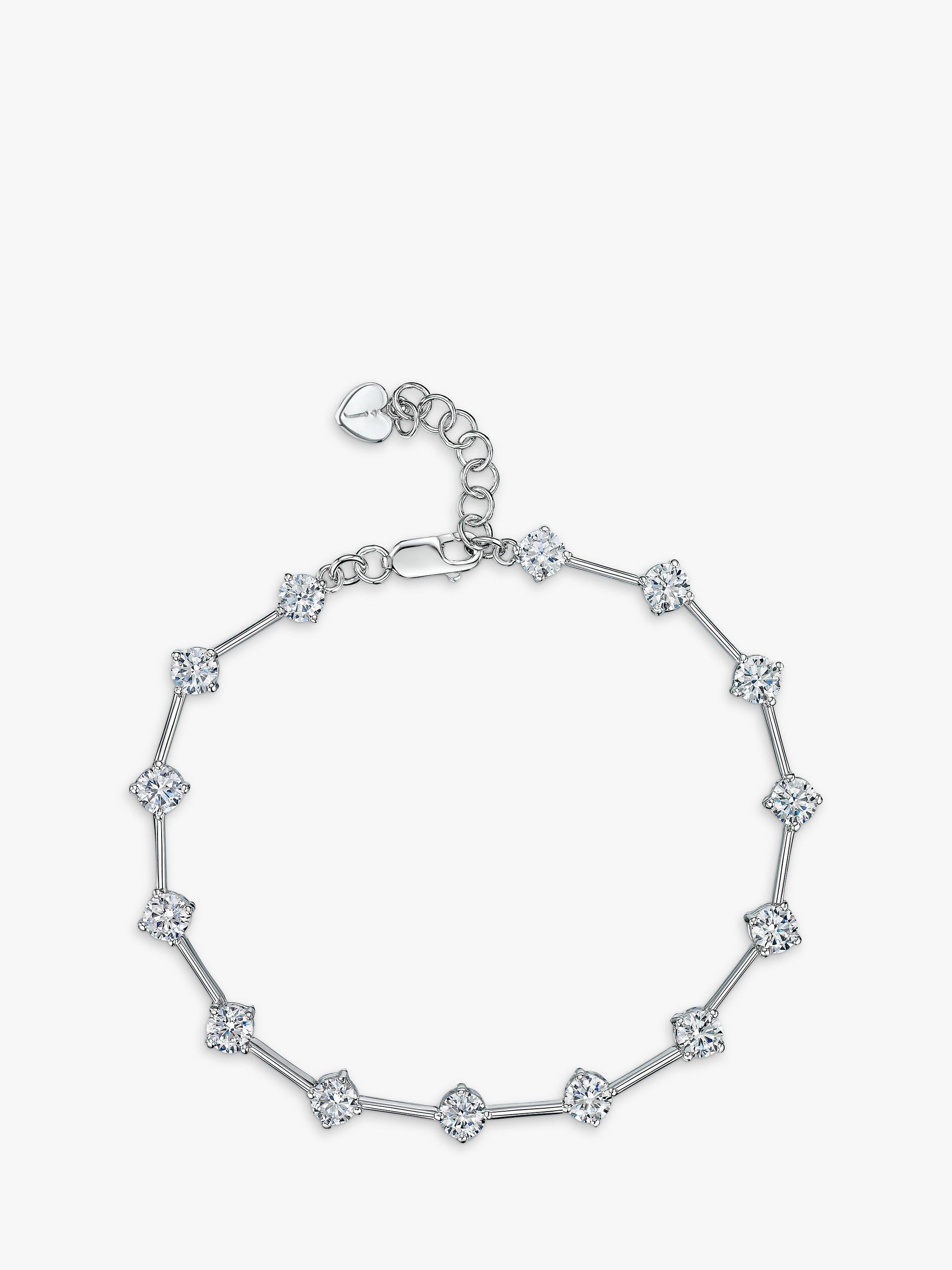 Jools by Jenny Brown cubic zirconia line bracelet 18cm - British product
