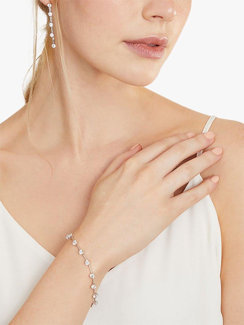Jools by Jenny Brown cubic zirconia line bracelet 18cm - British product