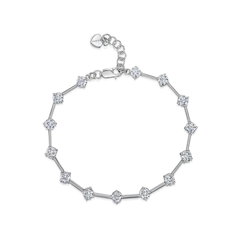 Jools by Jenny Brown cubic zirconia line bracelet 18cm - British product
