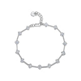 Jools by Jenny Brown cubic zirconia line bracelet 18cm - British product