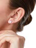 Jools by Jenny Brown heart stud earrings 0.7cm (British brand)