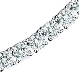 Jools by Jenny Brown cubic zirconia sterling silver tennis necklace, UK version