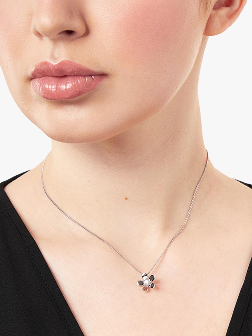 Jools by Jenny Brown cubic zirconia flower pendant, UK version