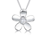 Jools by Jenny Brown cubic zirconia flower pendant, UK version