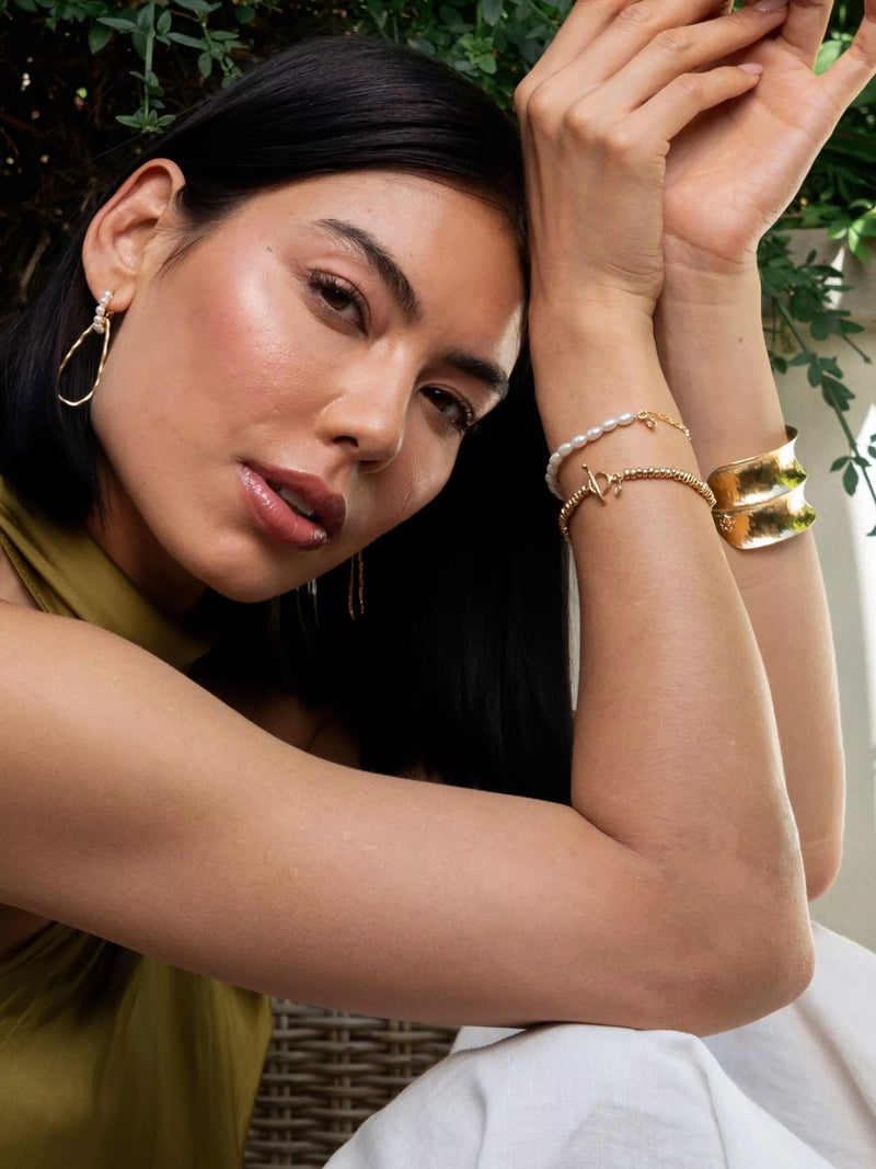 Dower & Hall Nomad Nugget bracelet gold vermeil (British brand)