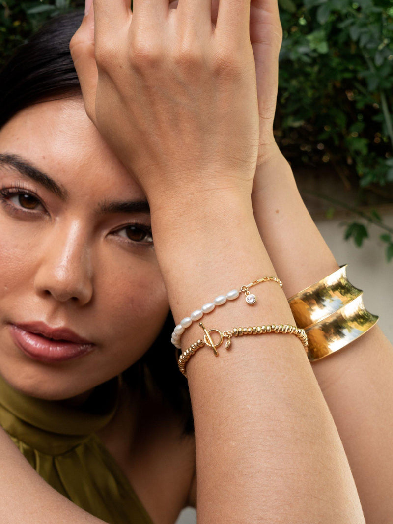 Dower & Hall Nomad Nugget bracelet gold vermeil (British brand)