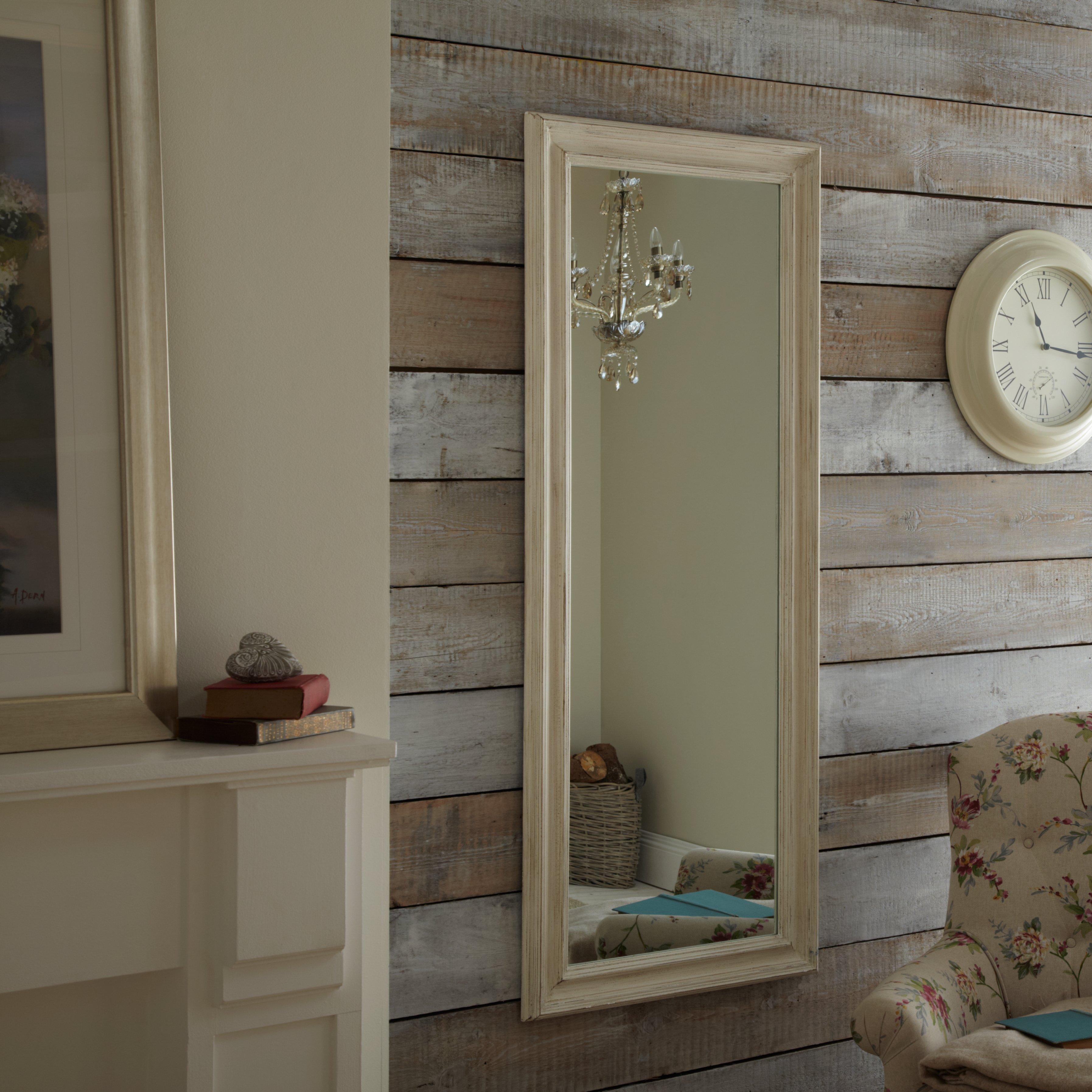 John Lewis full length mirror cream 132x52cm (British brand)