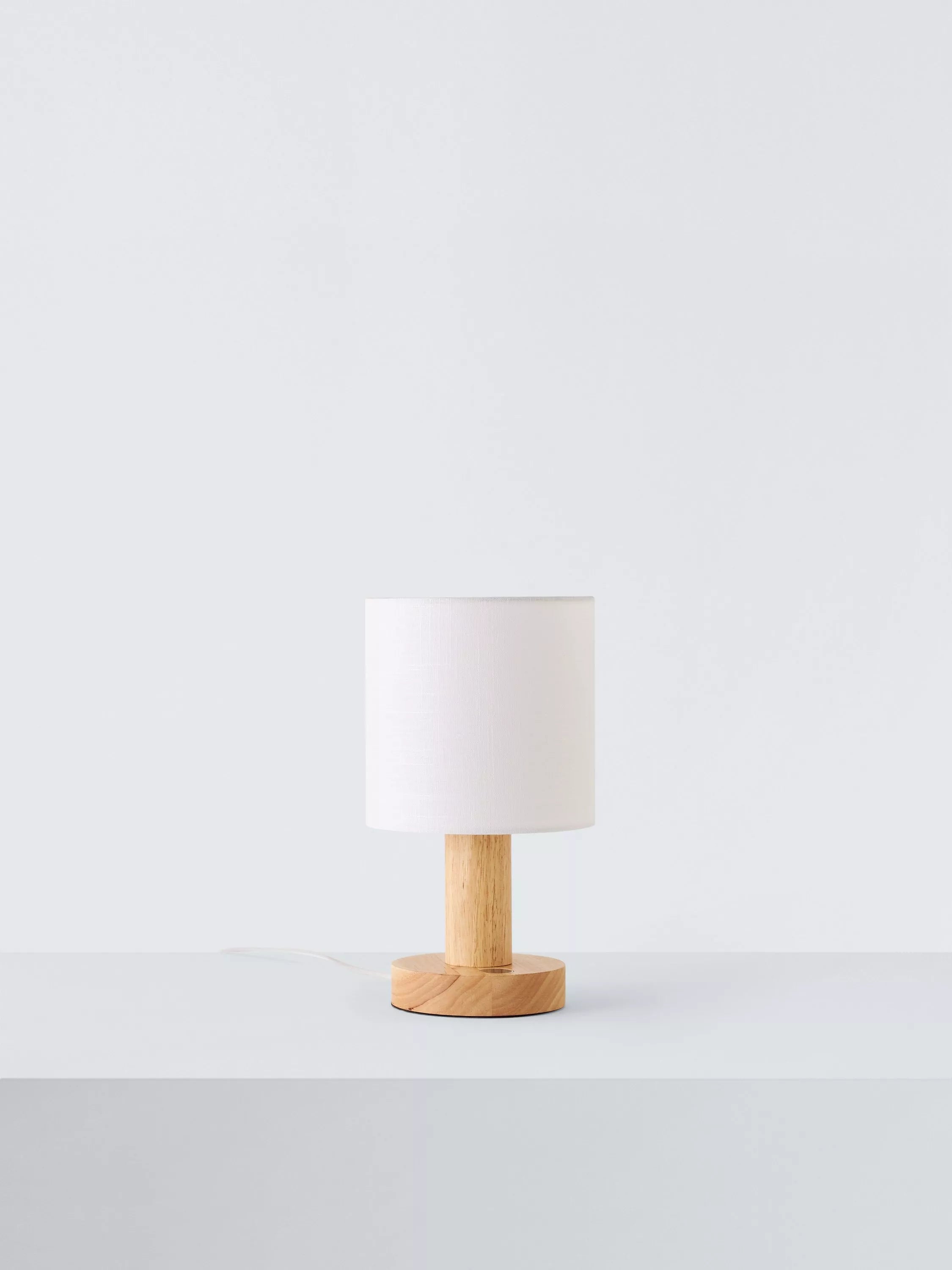 John Lewis Slater wood touch table lamp, UK version