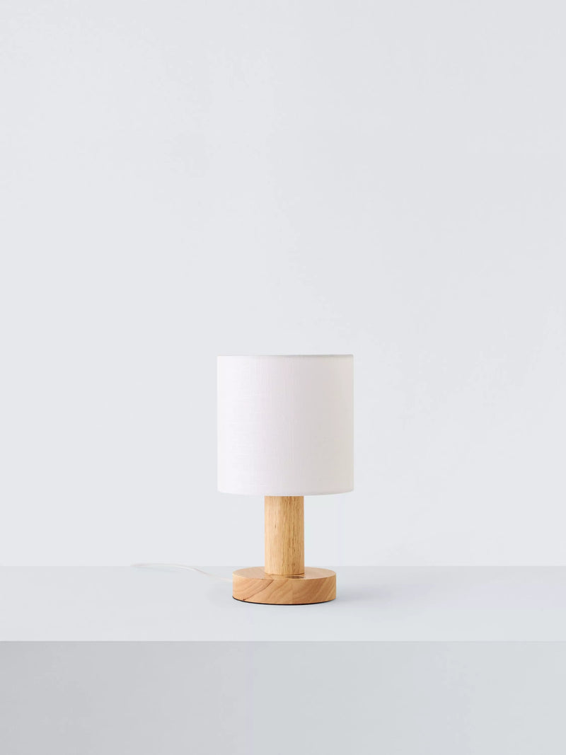 John Lewis Slater wood touch table lamp, UK version