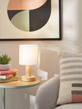 John Lewis Slater wood touch table lamp, UK version