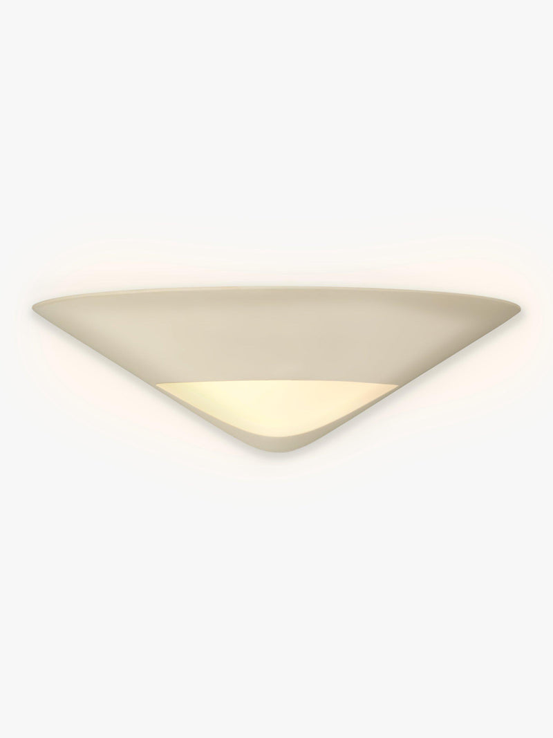 John Lewis Tessa Uplighter Wall Light White - British product