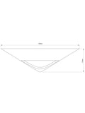 John Lewis Tessa Uplighter Wall Light White - British product