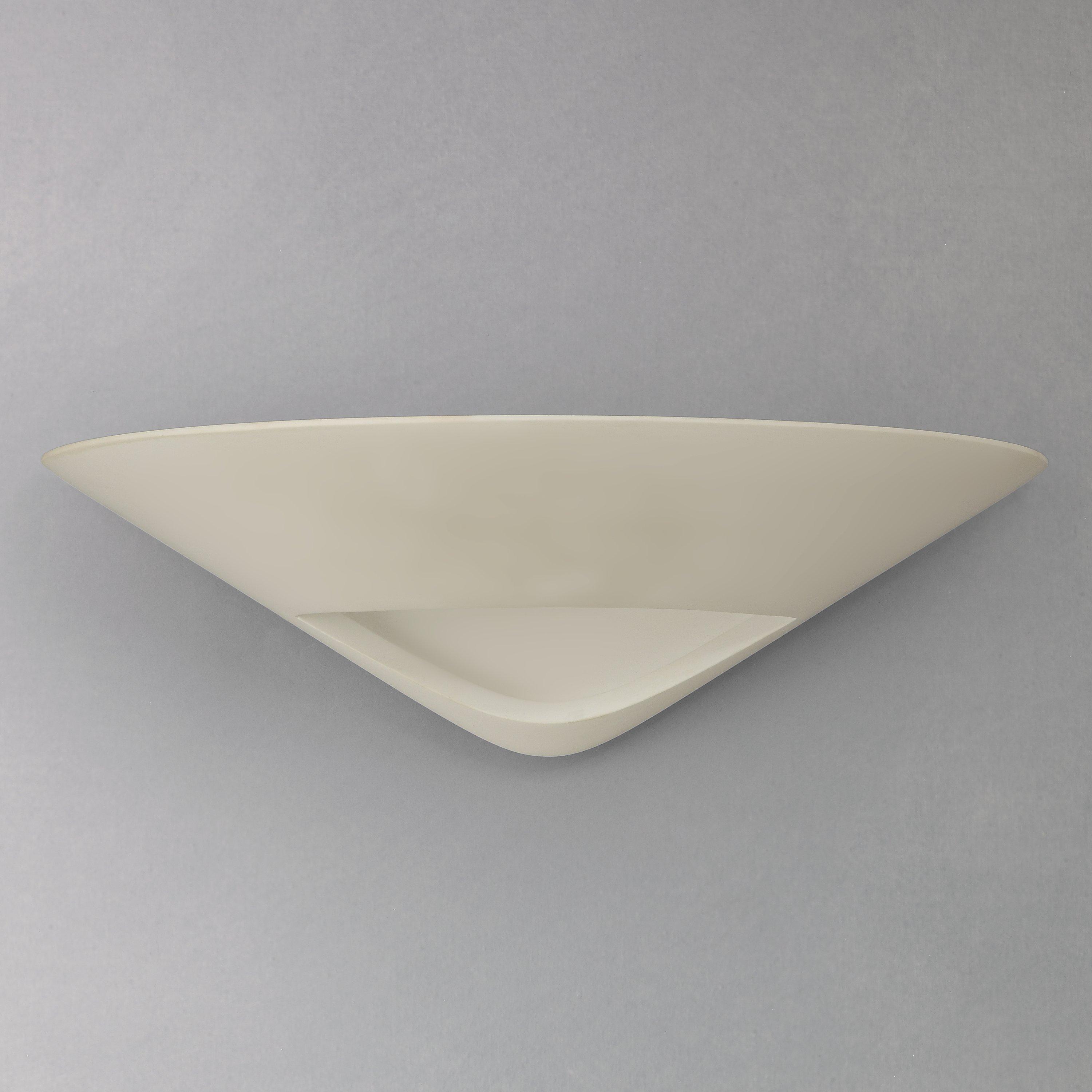 John Lewis Tessa Uplighter Wall Light White - British product