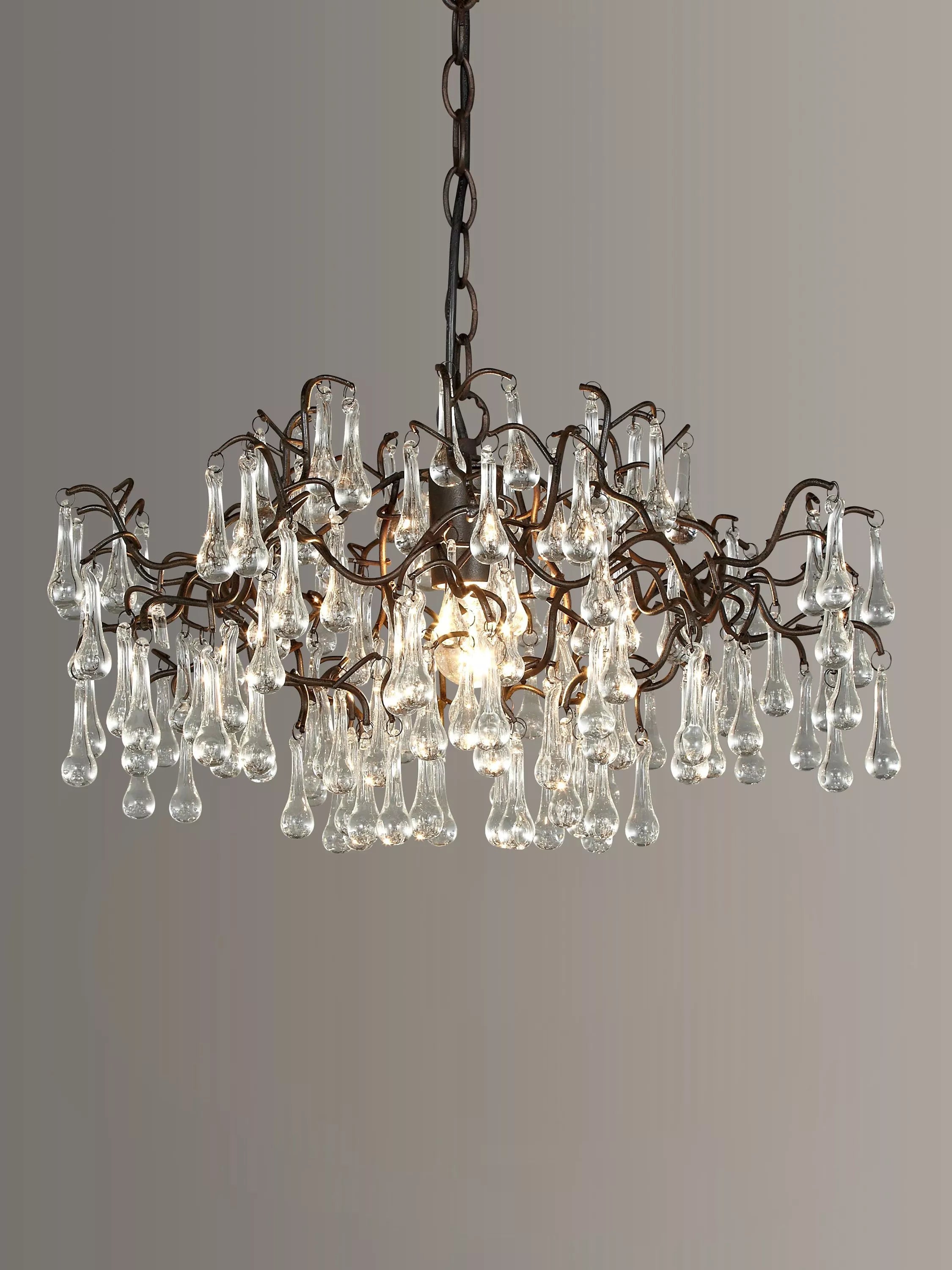 John Lewis Victoria chandelier 50cm diameter, imported from the UK