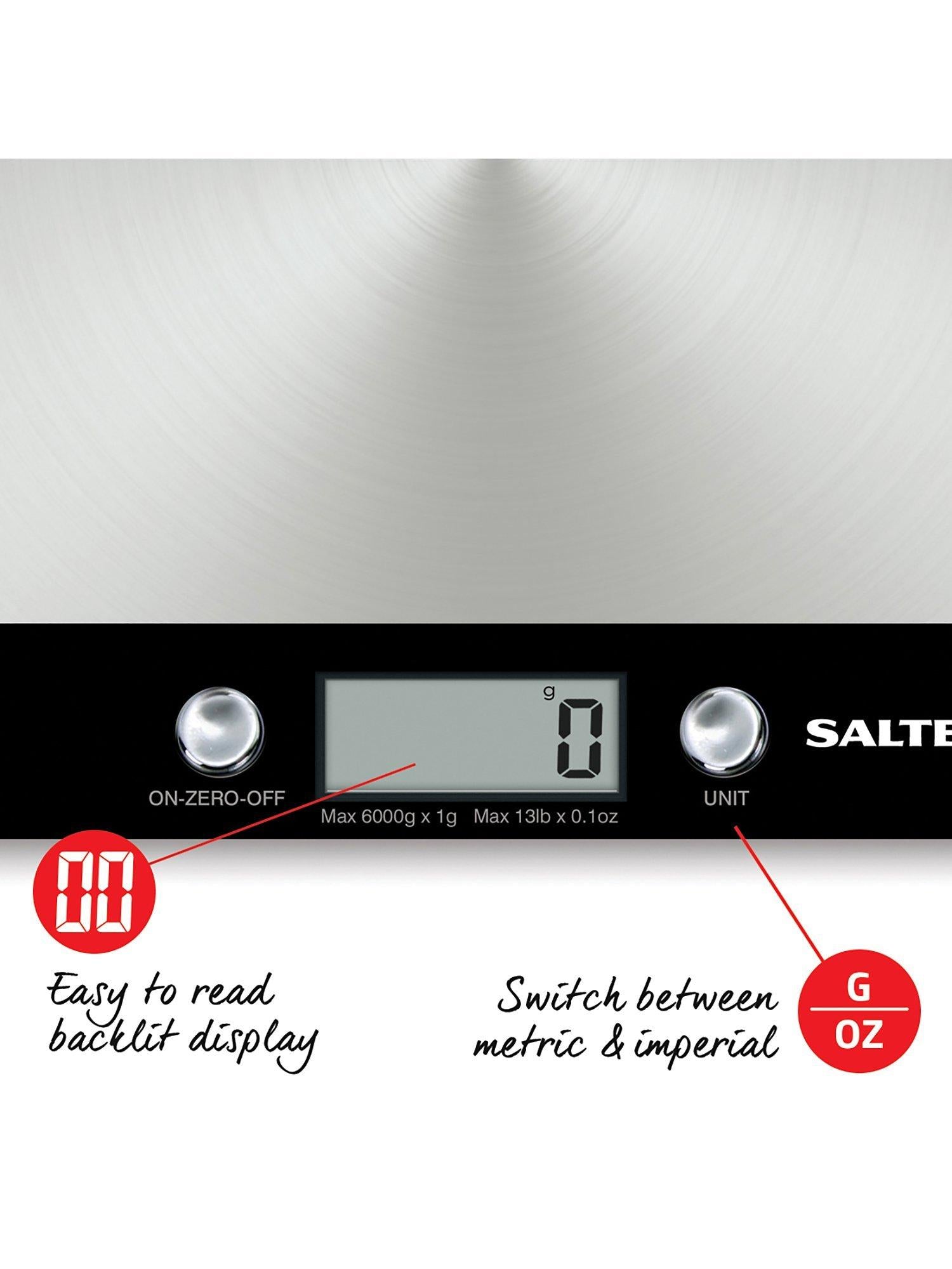 Salter Evo digital kitchen scale 6kg (British brand)