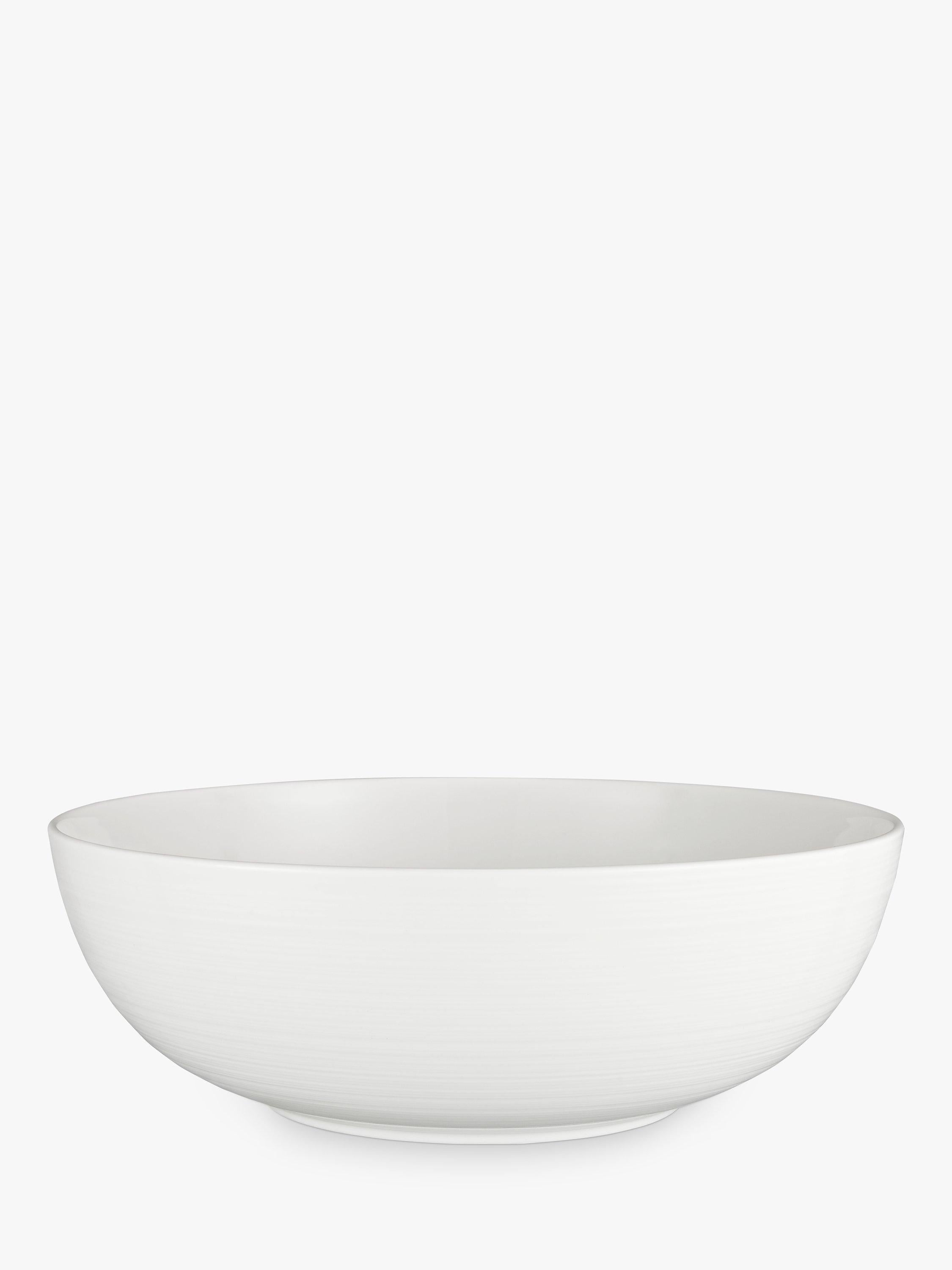 John Lewis fine china serving bowl in natural color, 27cm, UK version