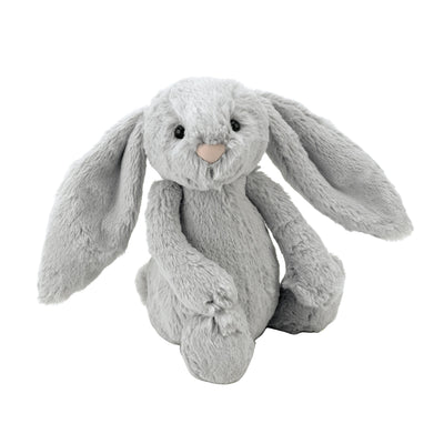 Silver Eared Bunny Soft Toy for Bedtime and Daytime Snuggles