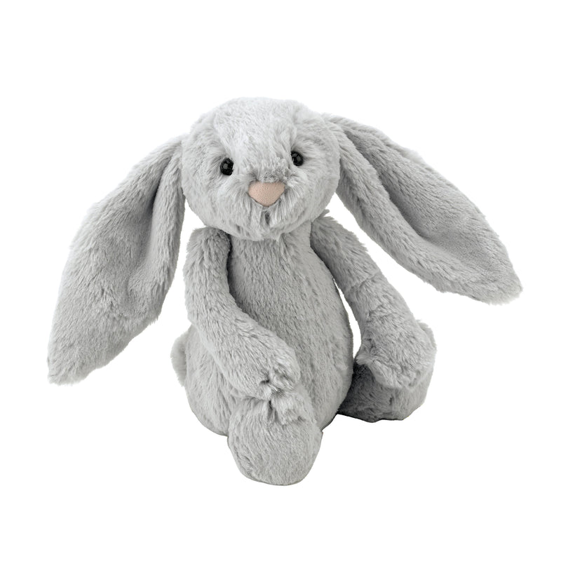 Silver Eared Bunny Soft Toy for Bedtime and Daytime Snuggles
