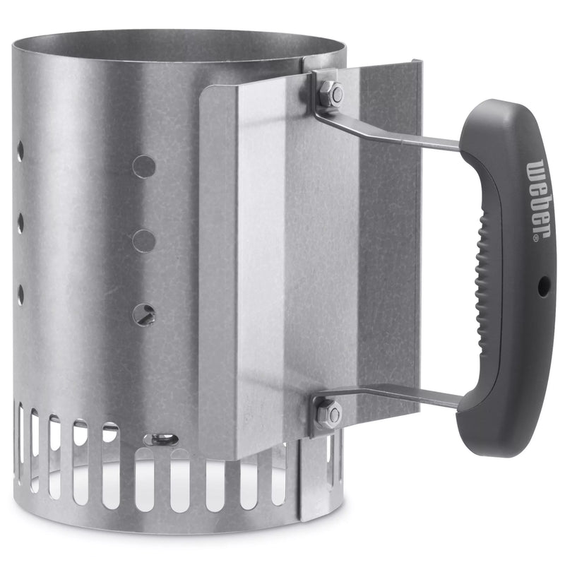 Weber Rapidfire Compact Chimney Starter 20cm tall, imported from the UK
