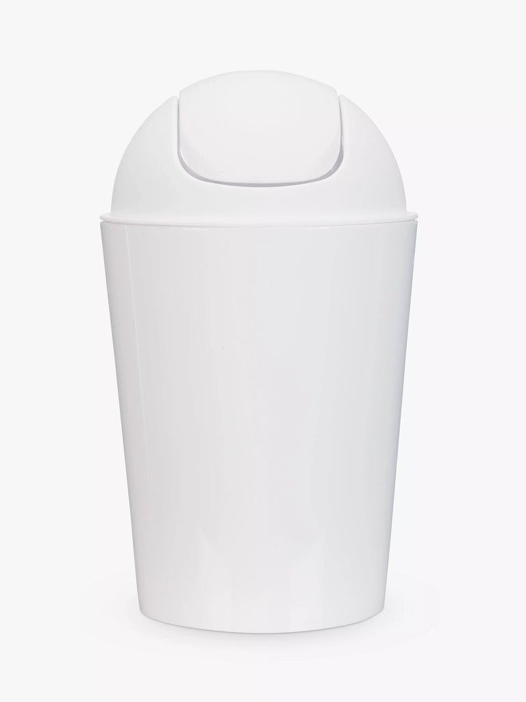 John Lewis ANYDAY Soft Touch Flip Top Bathroom Bin