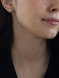 IBB 9ct gold small knot stud earrings, imported from the UK