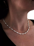 Nina B sterling silver collar necklace 40cm, imported from the UK
