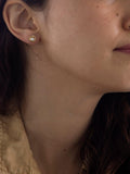IBB 9ct gold cultured pearl knot stud earrings - British product