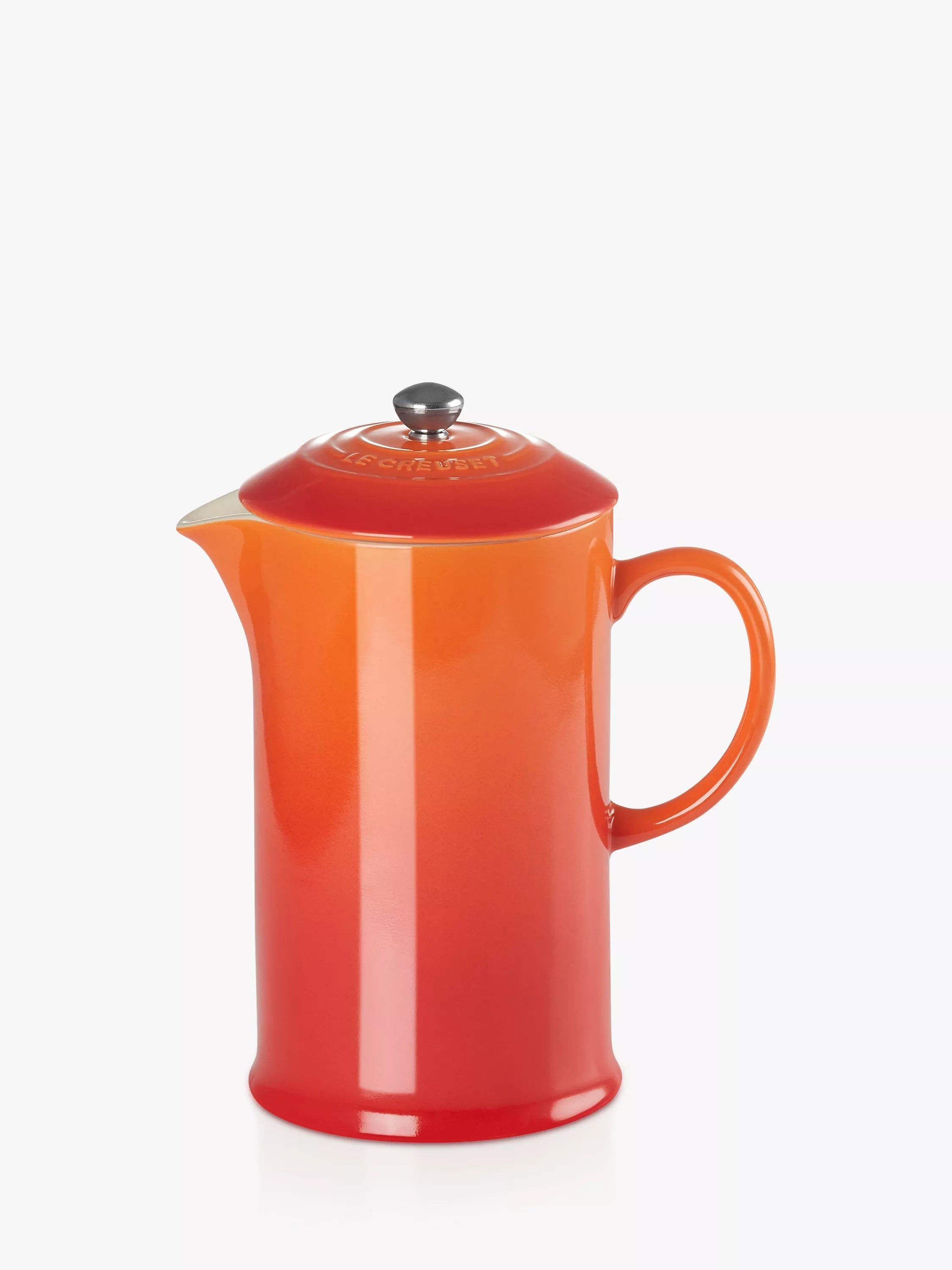 Stoneware Coffee Press with Metal Plunger 1L in Volcanic