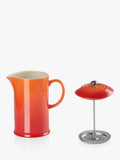Stoneware Coffee Press with Metal Plunger 1L in Volcanic