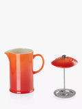 Stoneware Coffee Press with Metal Plunger 1L in Volcanic