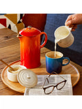 Stoneware Coffee Press with Metal Plunger 1L in Volcanic