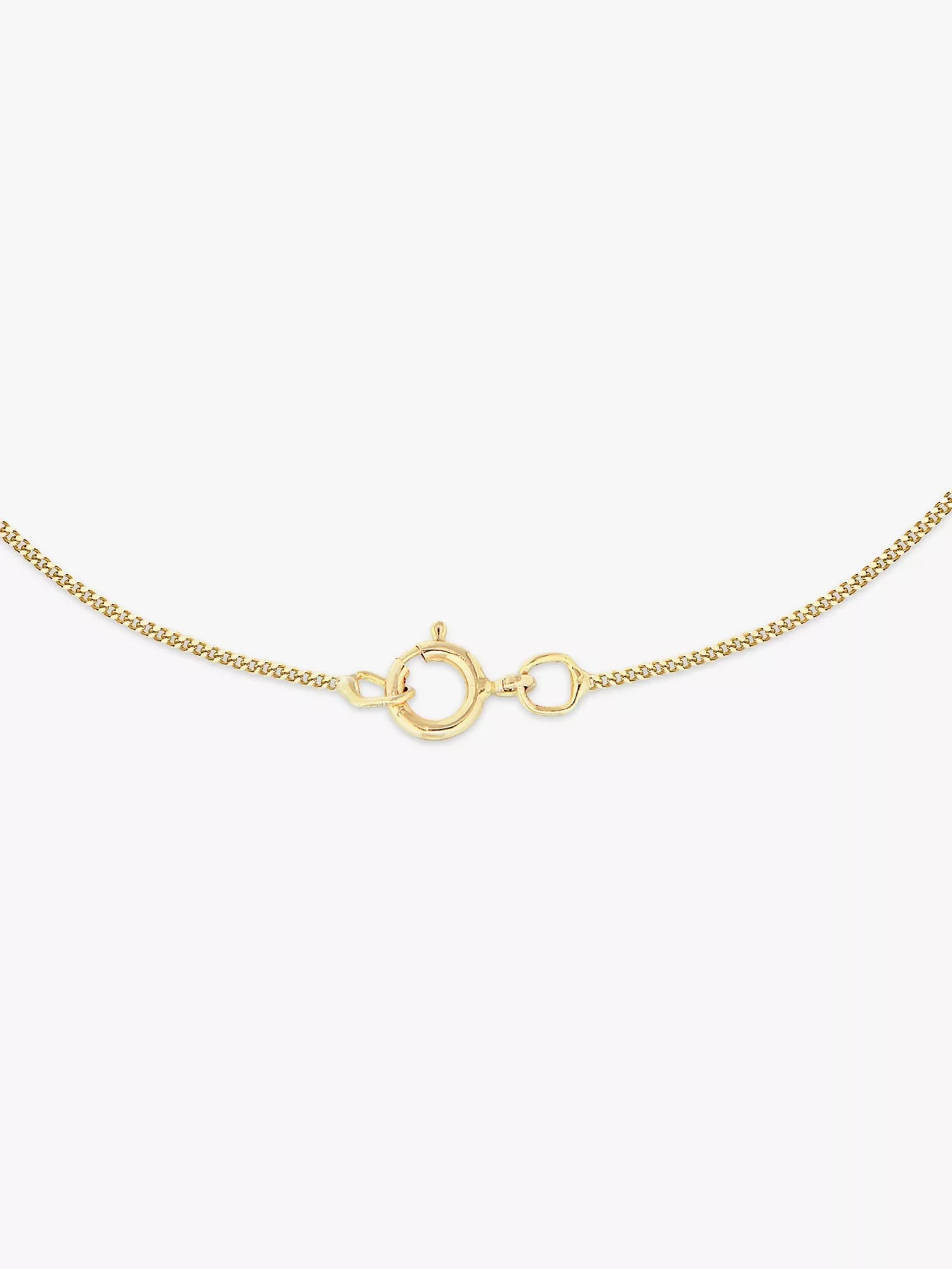 IBB 9ct yellow gold daisy oval locket pendant necklace, imported from the UK