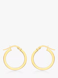 IBB 9ct gold hoop earrings 16mm, imported from the UK