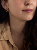 IBB 9ct gold hoop earrings 16mm, imported from the UK