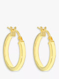 IBB 9ct gold hoop earrings 16mm, imported from the UK