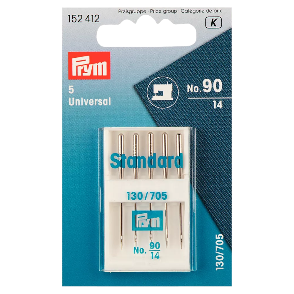 Prym sewing machine needles pack of 5 size 90/14 - British product