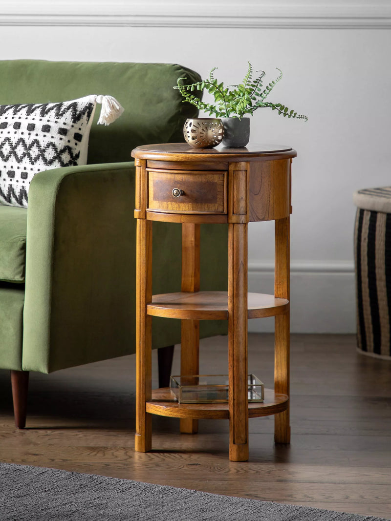 John Lewis Hemingway tall round side table, UK version