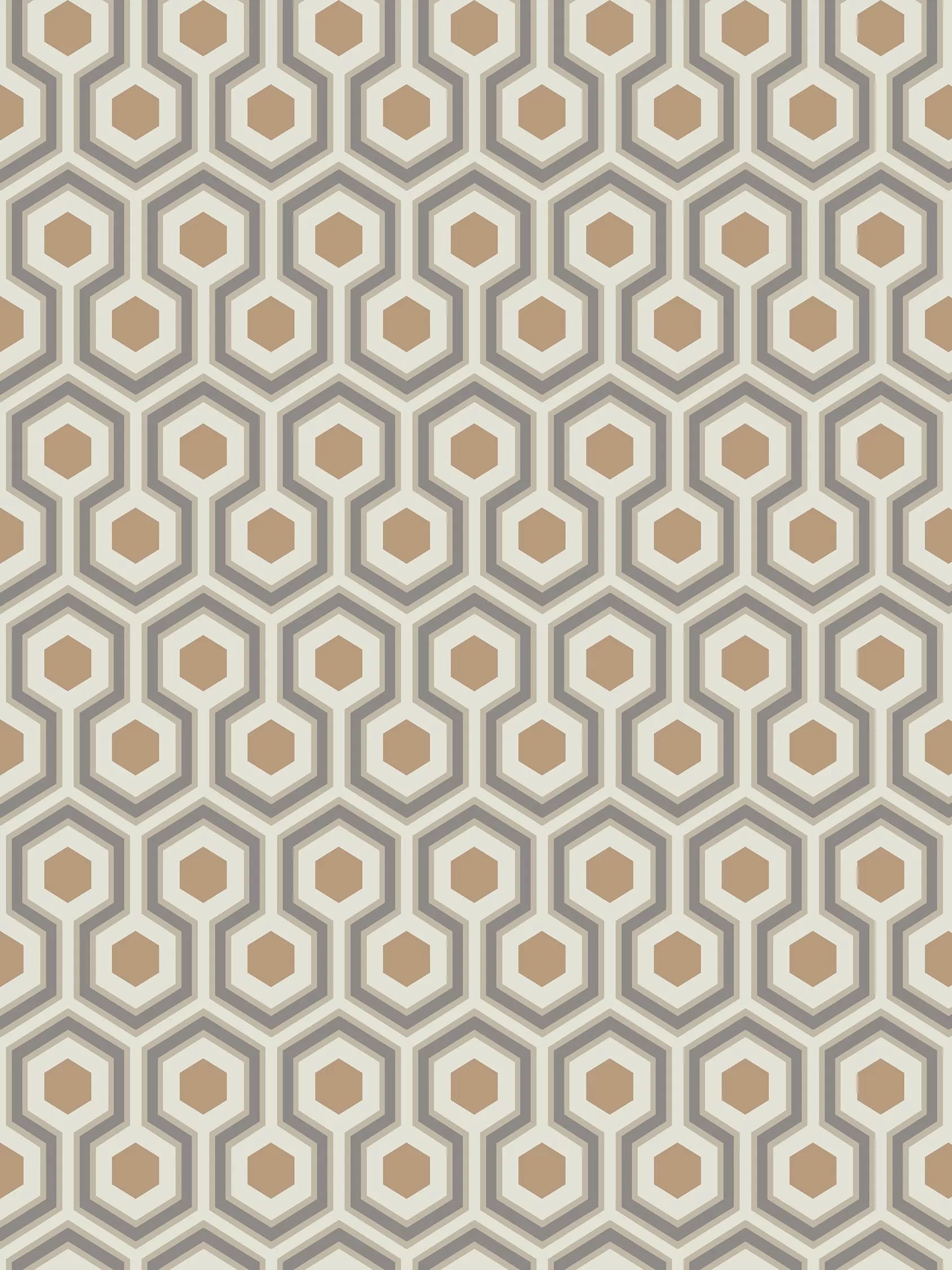 Cole & Son Hicks Hexagon Wallpaper L10m x W52cm