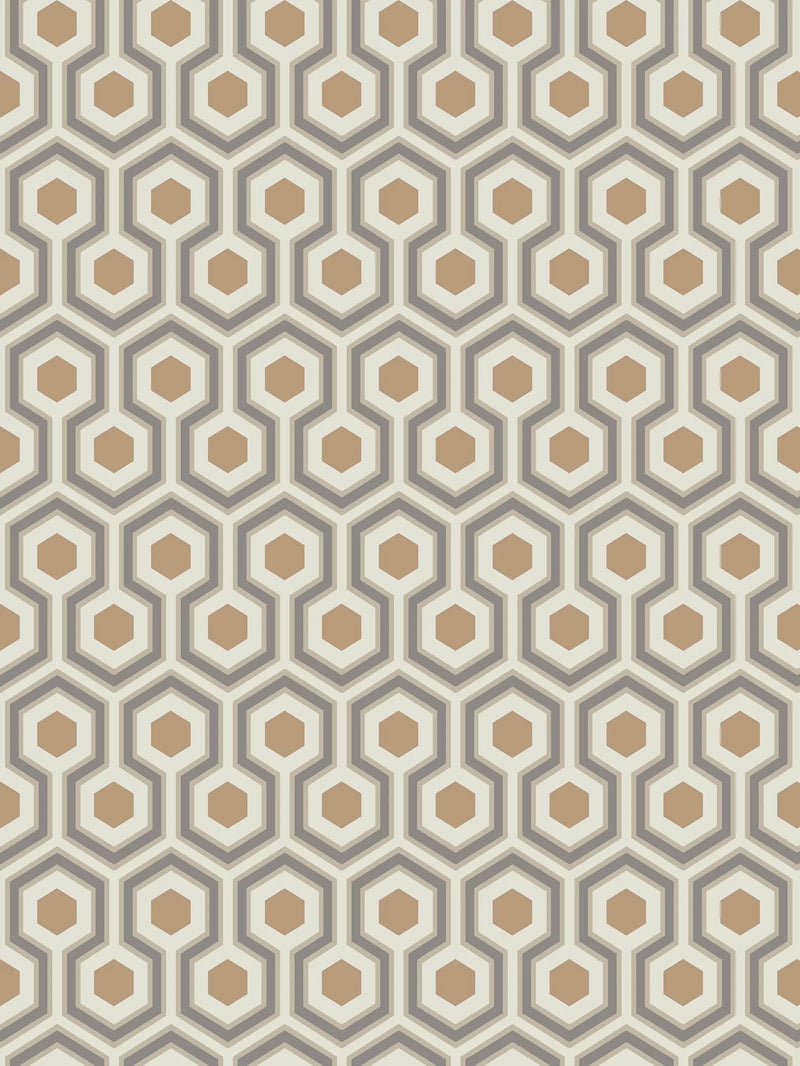 Cole & Son Hicks Hexagon Wallpaper L10m x W52cm