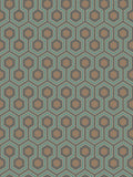 Cole & Son Hicks Hexagon Wallpaper L10m x W52cm (British brand)