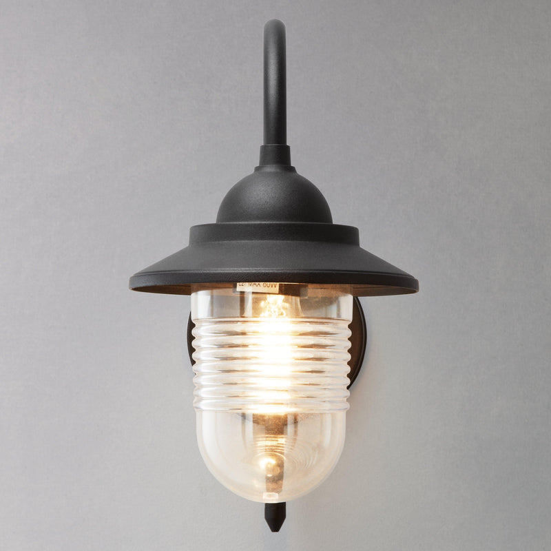 John Lewis Wickham outdoor wall light black, UK version