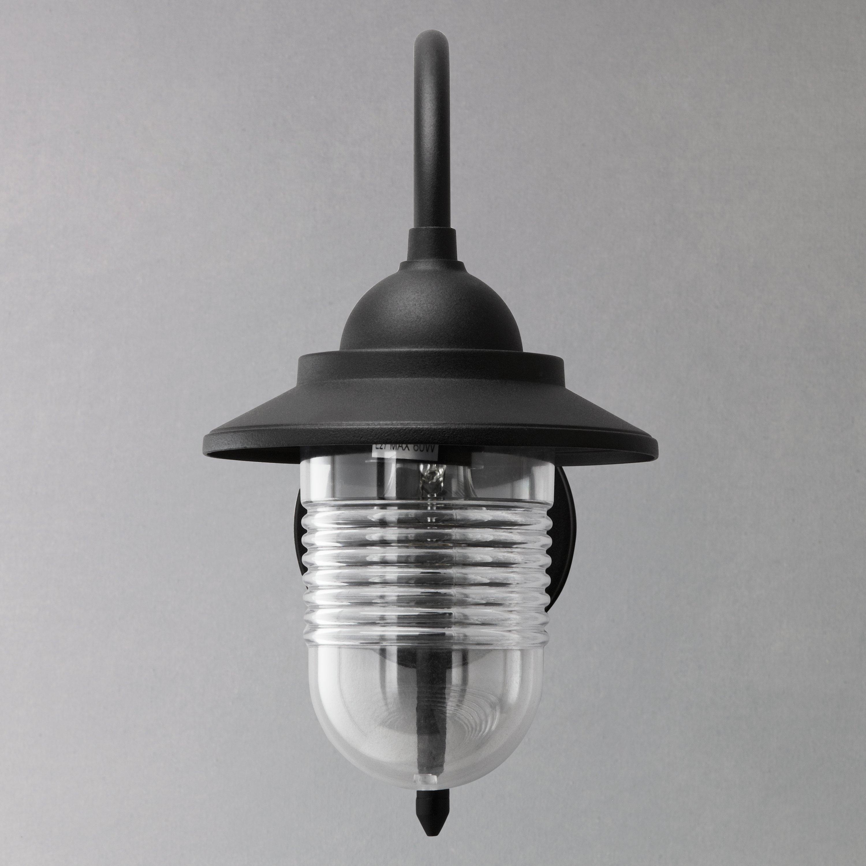 John Lewis Wickham outdoor wall light black, UK version