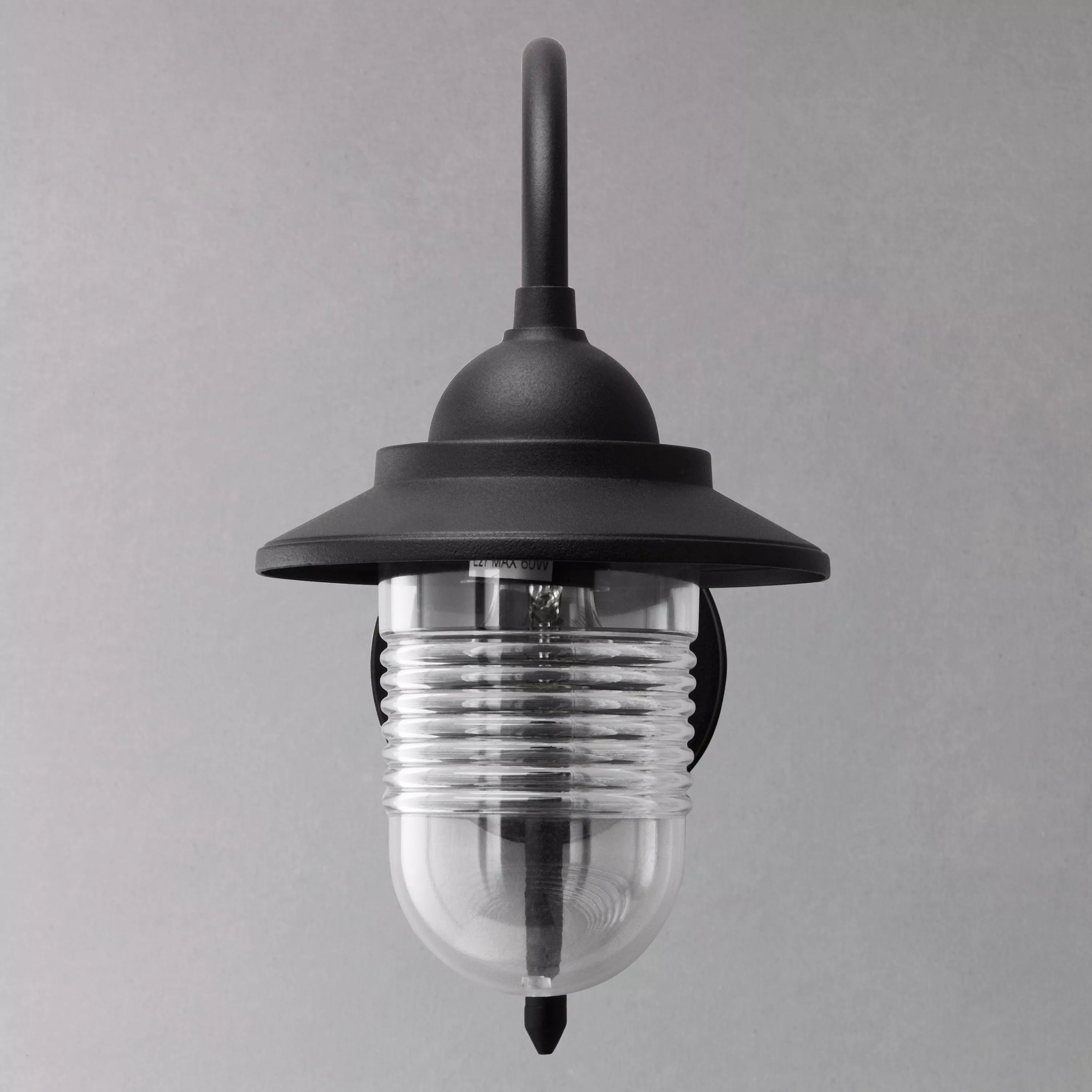 John Lewis Wickham outdoor wall light black, UK version