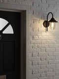 John Lewis Wickham outdoor wall light black, UK version