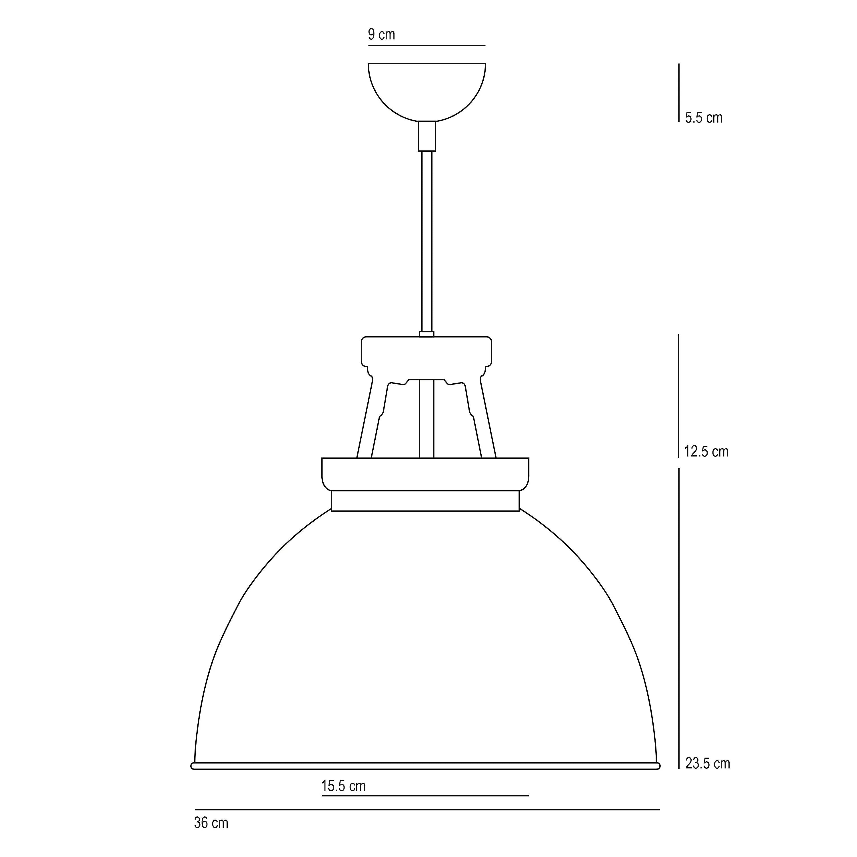 Original BTC Titan pendant light Size 1 (British brand)