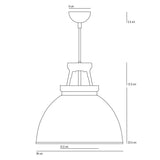 Original BTC Titan pendant light Size 1 (British brand)