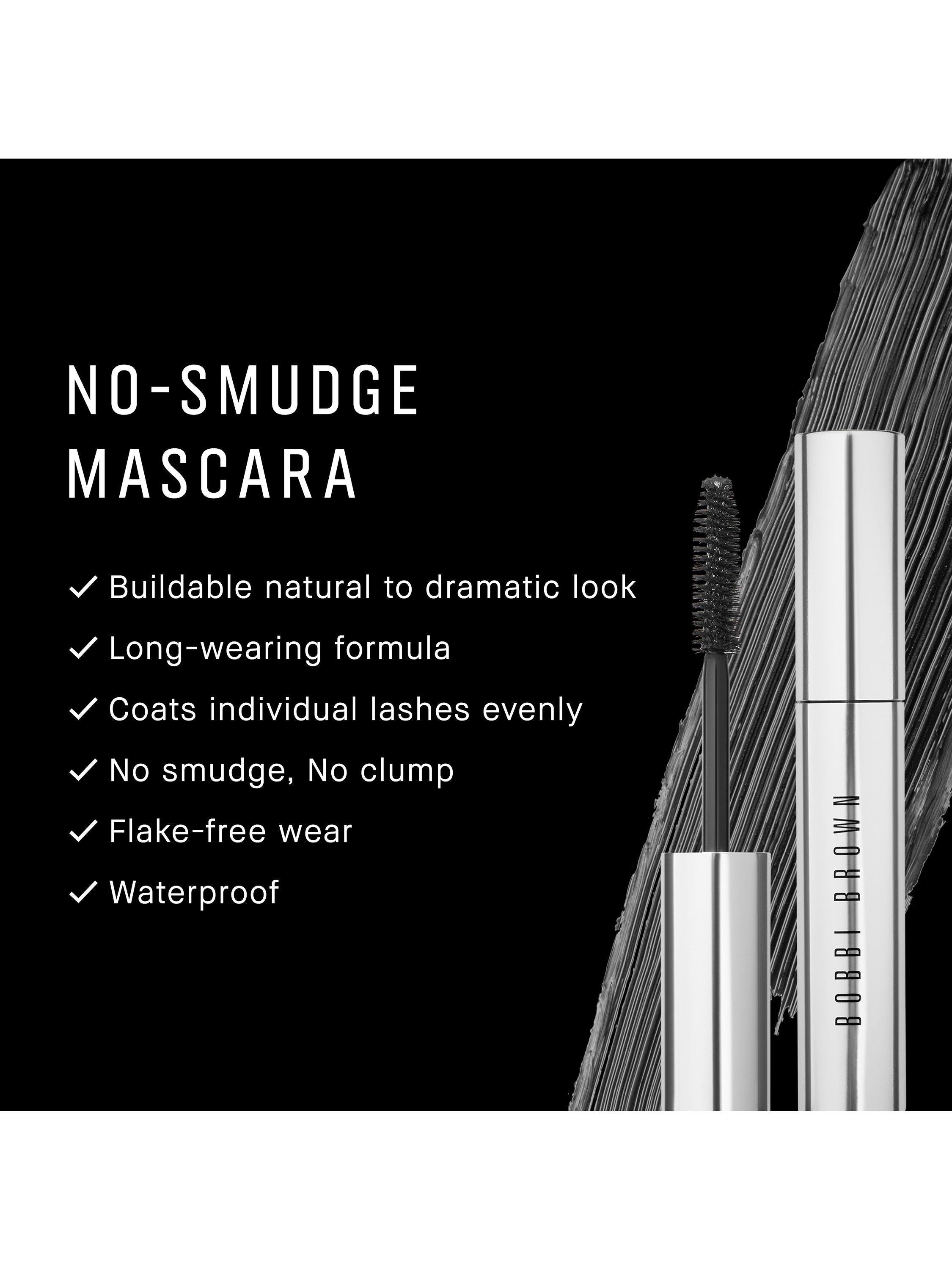 Bobbi Brown No Smudge Mascara in Black - British product